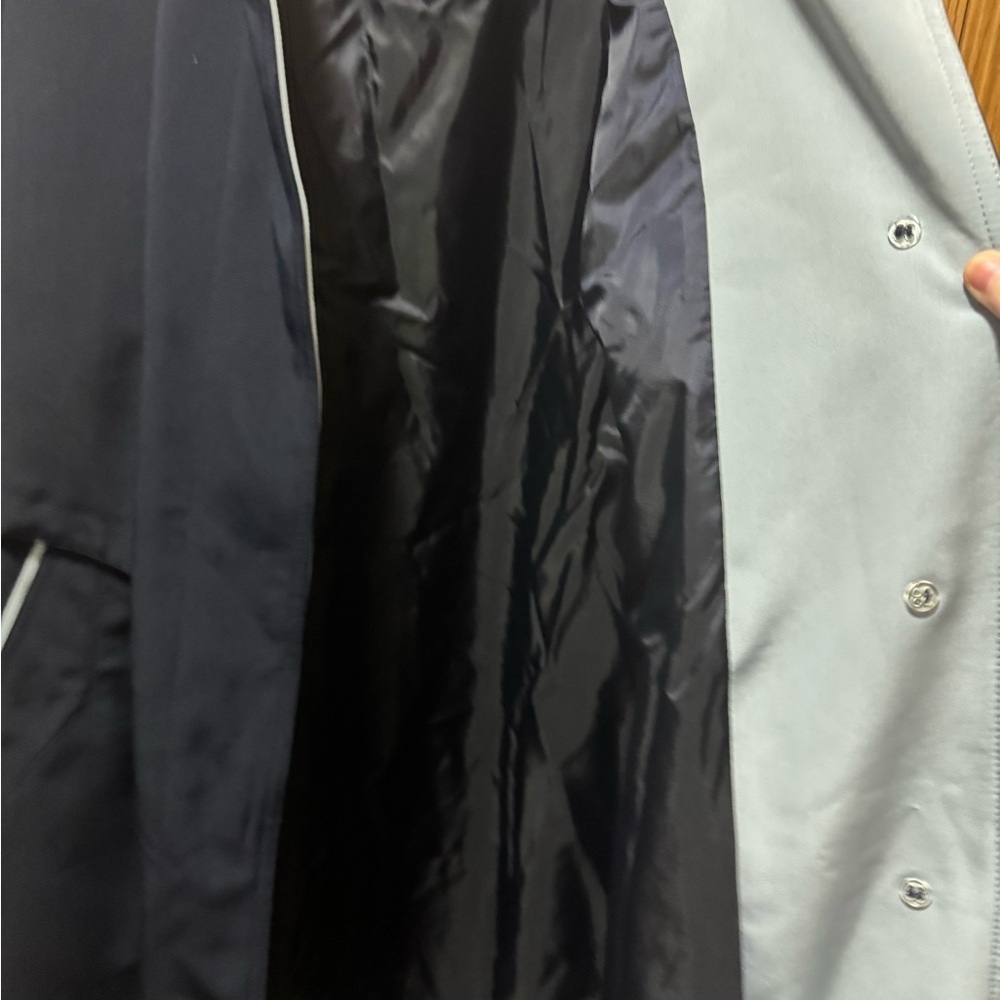 Vintage Regent Park Navy Blue Trench Coat size 10 - Picture 6 of 10